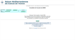 Desktop Screenshot of annuaire.mmsh.univ-aix.fr